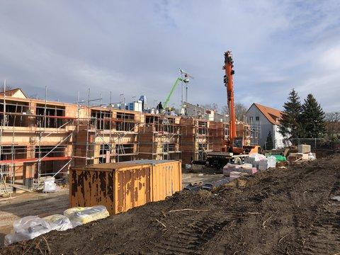 EnergieAutarke Mehrfamilienhäuser in Unna: Rohbau EnergieAutarke Mehrfamilienhäuser in Unna: Rohbau