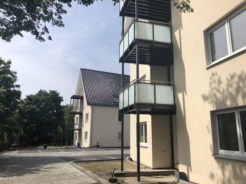 Detailaufnahme eines EnergieAutarken Mehrfamilienhauses in Oranienburg Detailaufnahme eines EnergieAutarken Mehrfamilienhauses in Oranienburg
