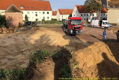 Baubeginn der EnergieAutarken Reihenhäuser in Magdeburg Baubeginn der EnergieAutarken Reihenhäuser in Magdeburg