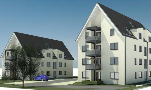 Visualisierung der EnergieAutarken Mehrfamilienhäuser in Oranienburg in der Seitenansicht Visualisierung der EnergieAutarken Mehrfamilienhäuser in Oranienburg in der Seitenansicht